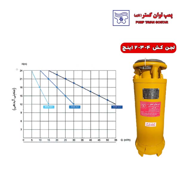 لجن کش-2 3 4اینچ-پمپ توان گستر نیازی